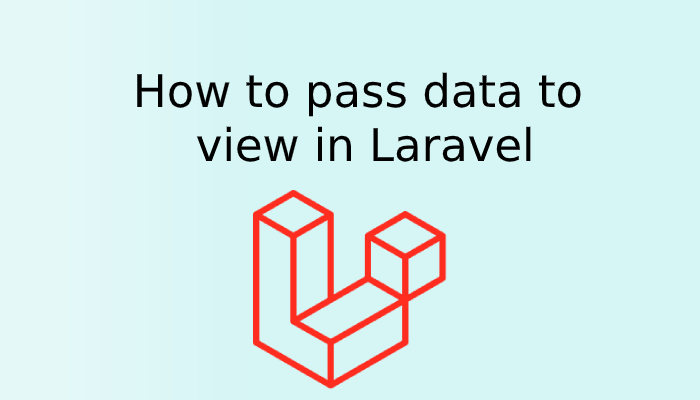 Pass data to view